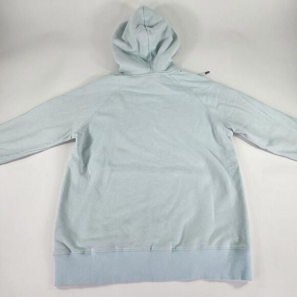 THE NORTH FACE Women's Half Dome Pullover Hoodie Size M Light Ice Blue Sweater - Picture 2 of 11